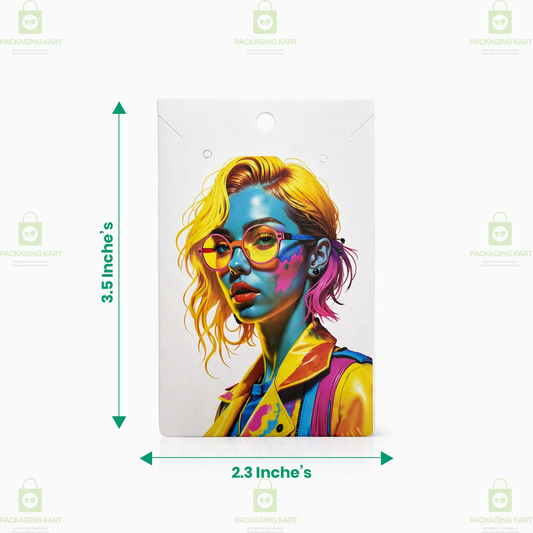 Premium Mangalsutra Baby Card for Jewellery Packaging | Necklace Display Card