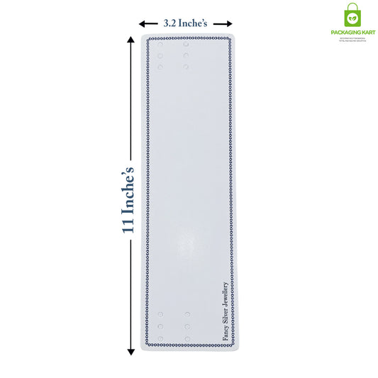 Plain Jewelry Card for Bracelet and Anklet Showcasing