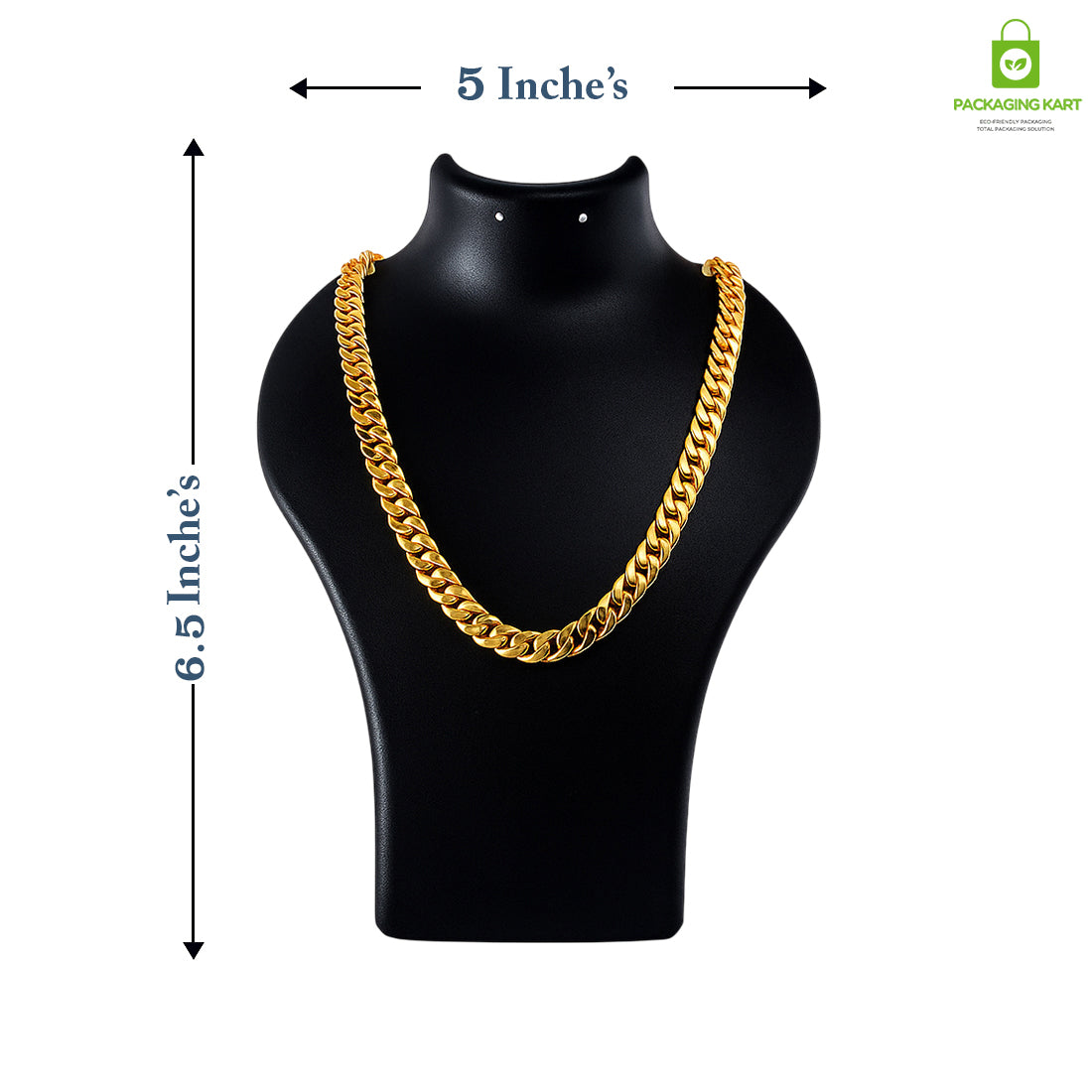 Black Plastic Fibre Jewellery Display Statue – Elegant Neck Stand