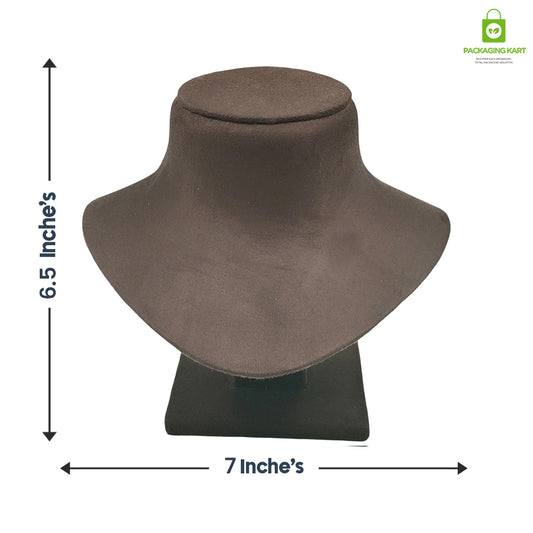 Velvet Jewellery Set in Rich Brown – Sophisticated & Classy