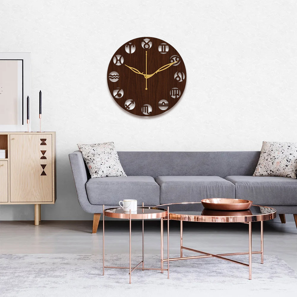 Metal Decorative Wall Clock for Industrial Style