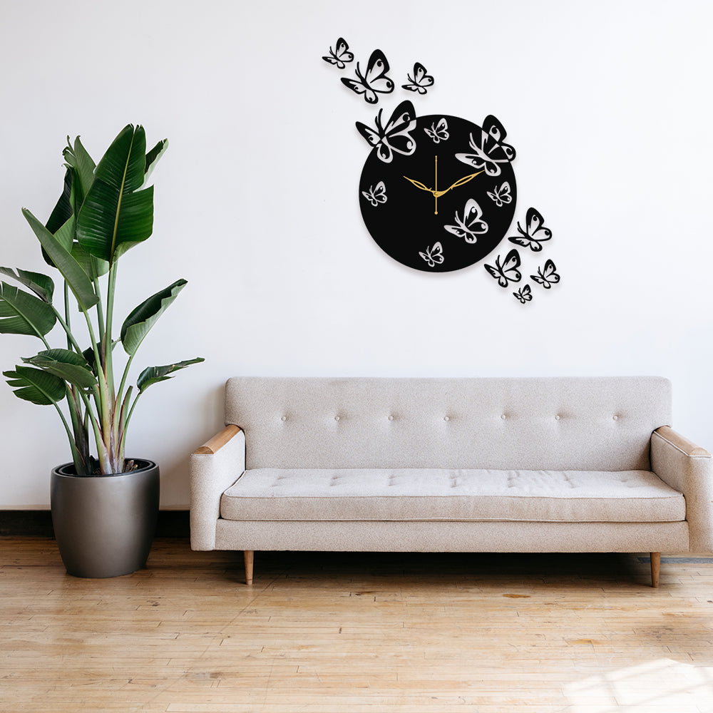 Fancy Round Decorative Wall Clock for Hall