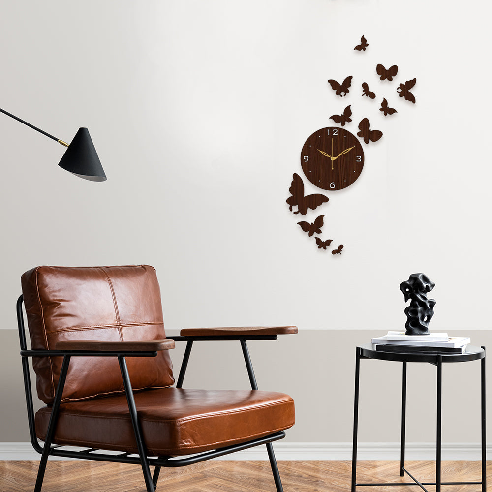 Minimalist Wooden Analog Wall Clock for Modern Homes