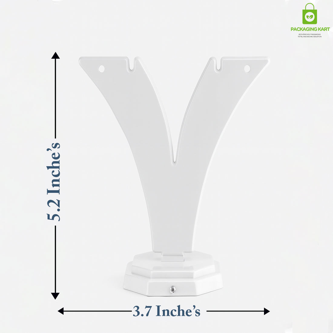 Minimalist White Earring Holder – Y Shape Jewelry Organizer
