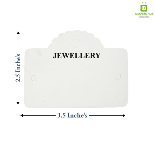 Anklet & Bracelet Hanging Card for Retail Packaging