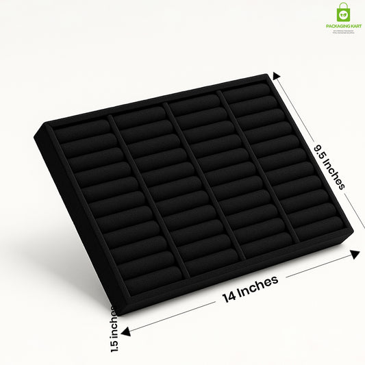 Premium Black Colour Kada Bracelet for Jewellery Tray & Showcase