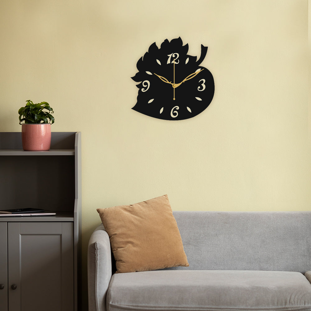 Wooden Analog Wall Clock for Home & Office Decor
