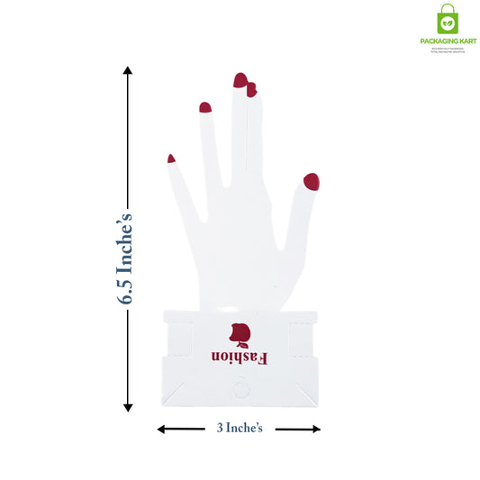 Premium Jewelry Display Card for Anklets and Bracelets