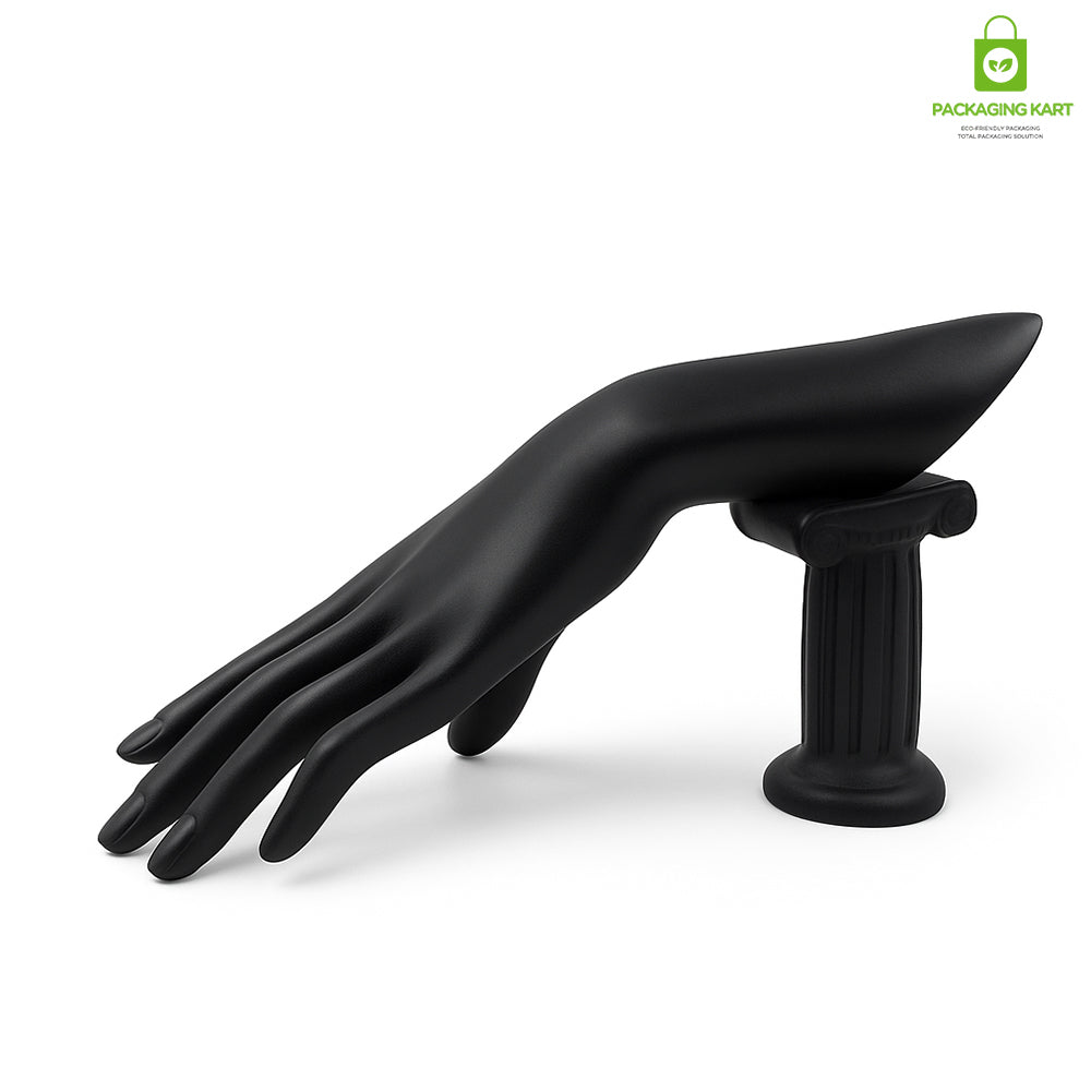 Premium Black Hand Statue Jewellery for Rings, Bracelets & Accessories