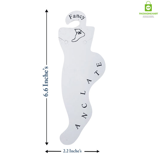 Premium Jewelry Display Card for Anklets and Bracelets