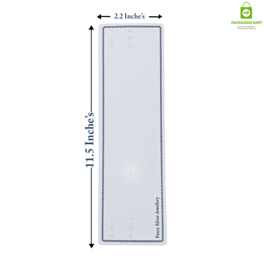 Premium Jewelry Display Card for Anklets and Bracelets