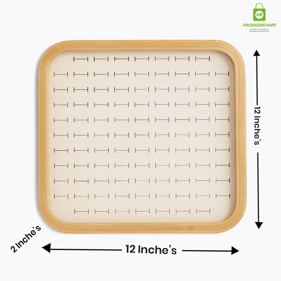Premium Cream Jewellery Ring Tray – Elegant Storage Solution