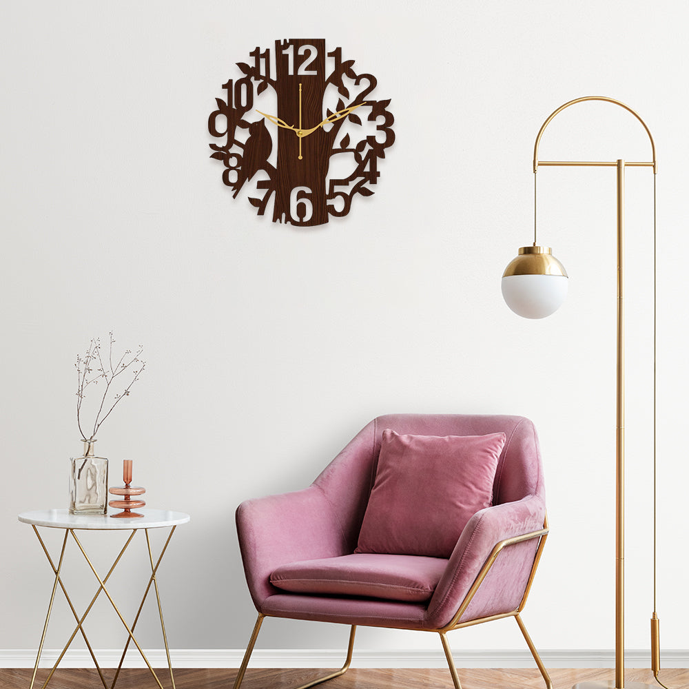Unique Shape Decorative Wall Clock for Modern Apartments