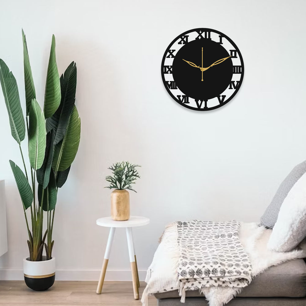 Decorative Wall Clock for Kitchen & Living Room