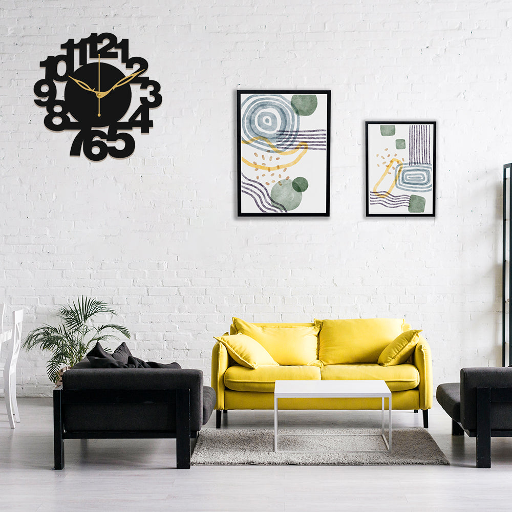 Decorative Wall Clock for Home & Living Room