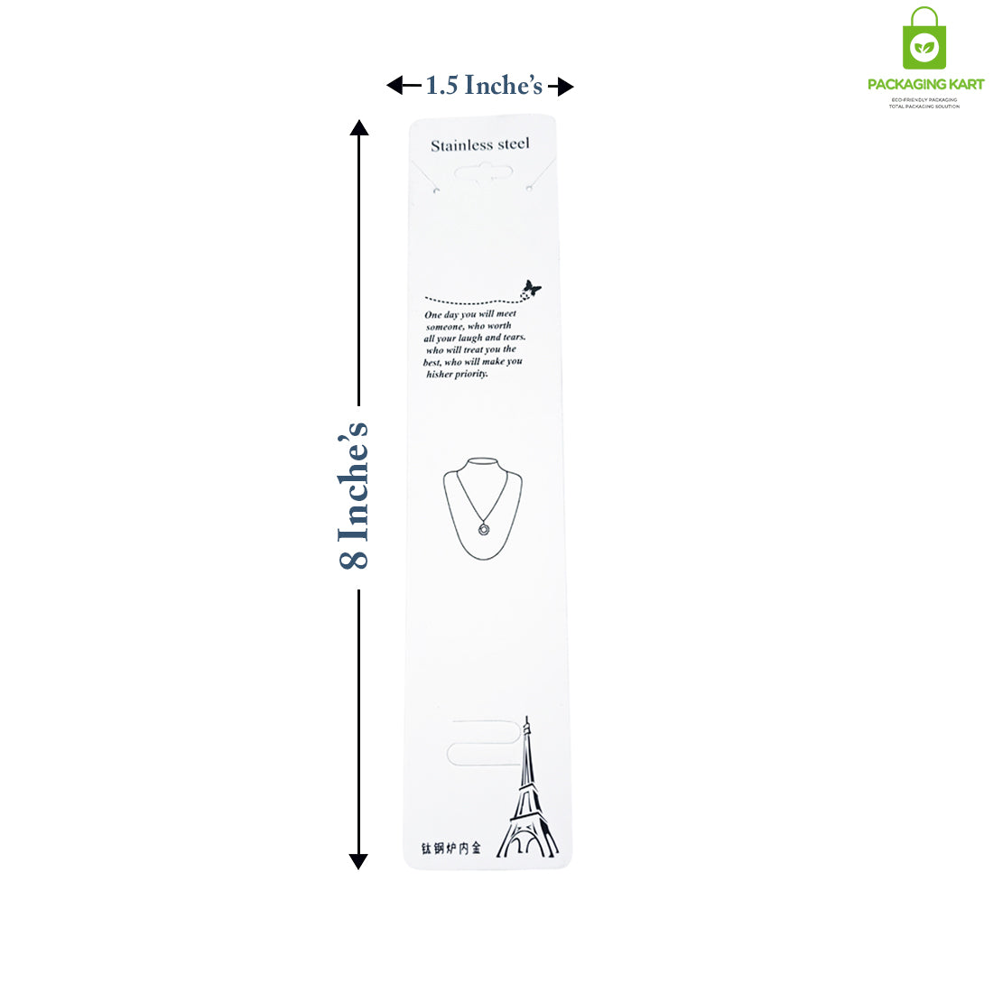 Stylish Multi-Colour Display Cards for Chains & Pendants