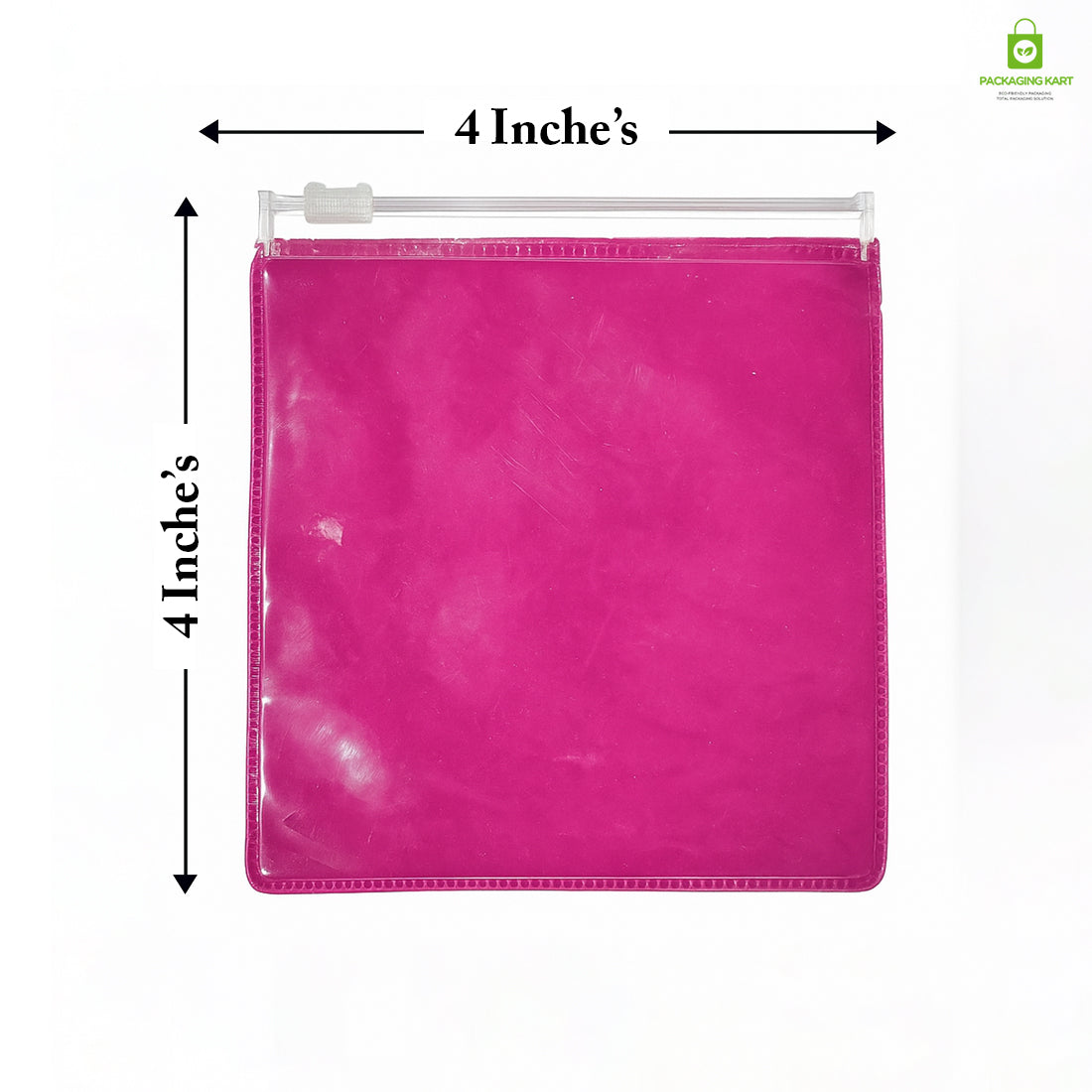 PVC Clear Pink Jewelry Bag – Perfect for Gift Packaging & Display