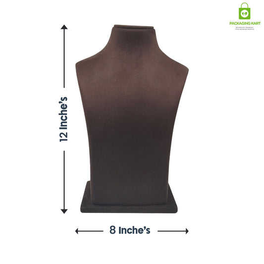 Stylish Brown Velvet Jewelry Set for Engagement & Festive Wear