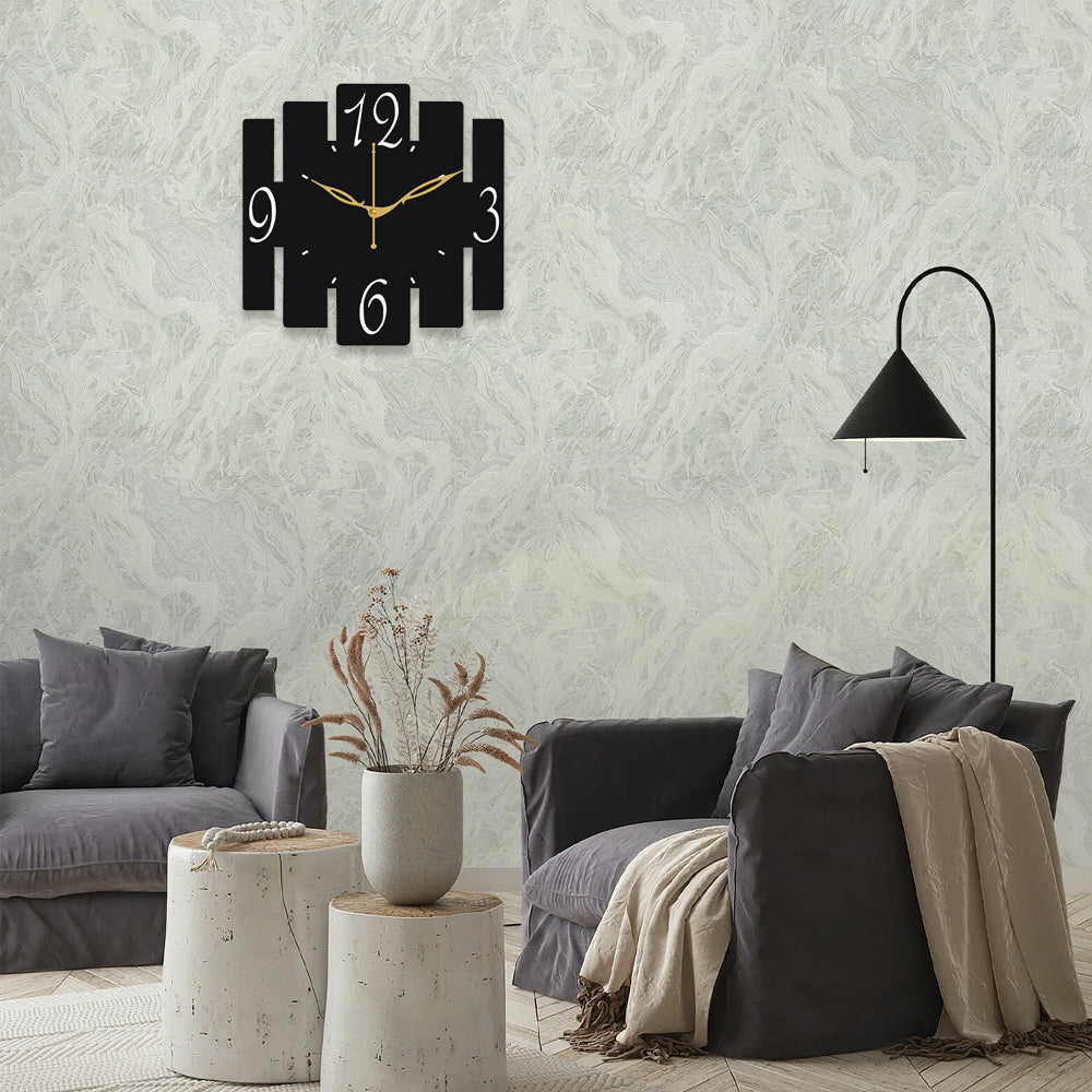 Decorative Wall Clock with Roman Numerals