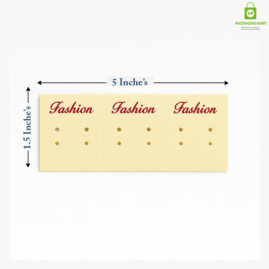 Premium Earrings Display Cards for Jewelry Packaging
