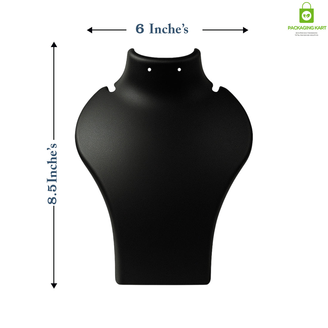 Black Plastic Fibre Jewellery Display Statue – Elegant Neck Stand