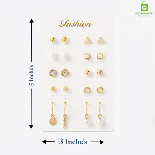 Reusable Earring Holder Cards – Eco-Conscious Jewellery Display