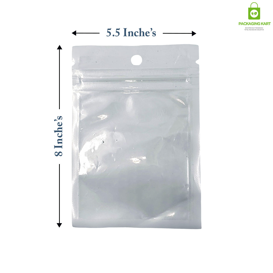 Premium White Zipper Bags for Kitchen Food Storage