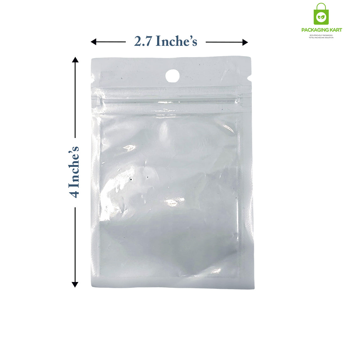 Premium White Zipper Bags for Kitchen Food Storage