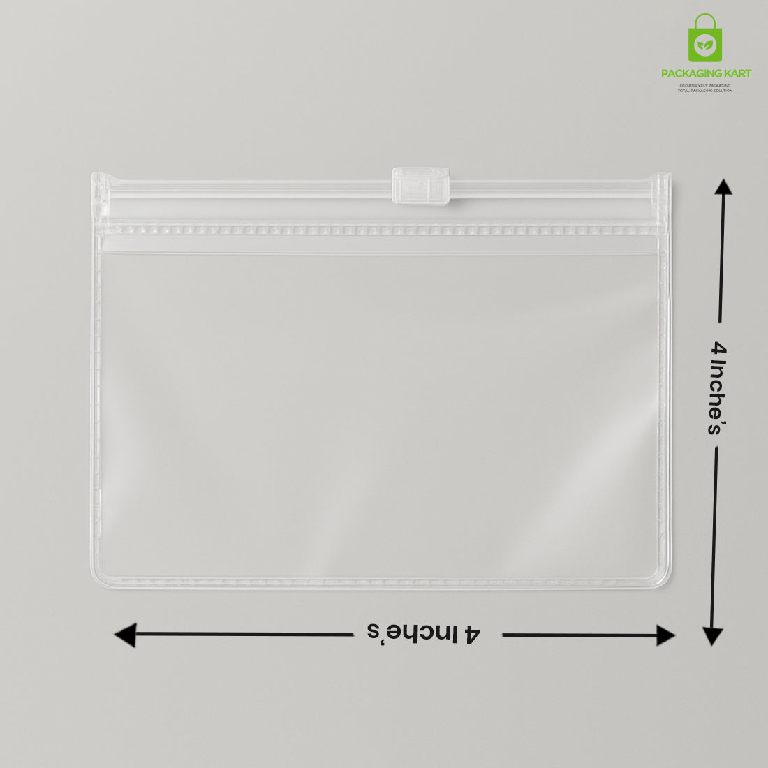 Matte Finish Jewellery Zip Pouch for Rings, Earings, Necklace, Transparent