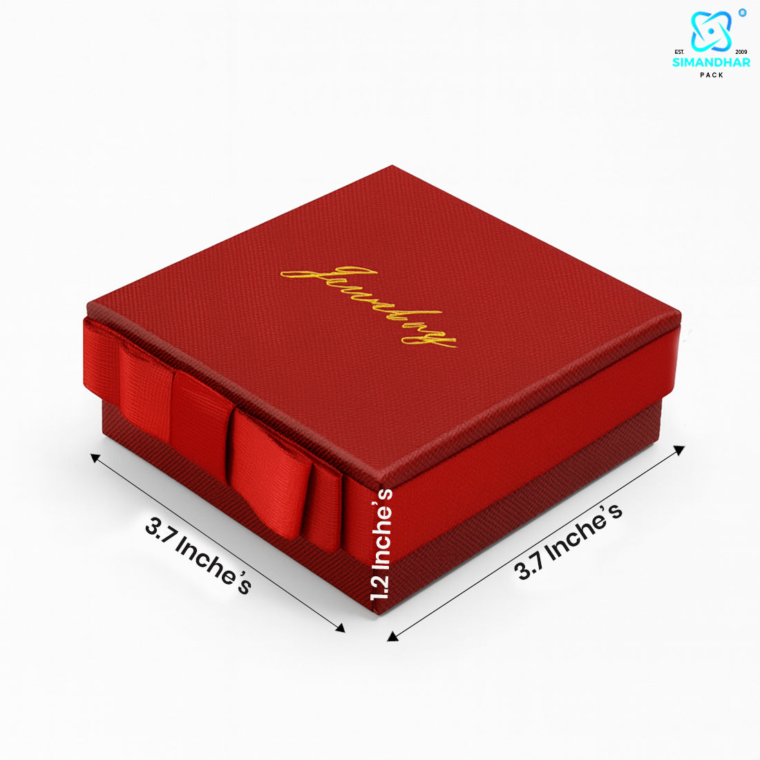 Red Multi-Layer Jewellery Box with Lock – Safe & Durable