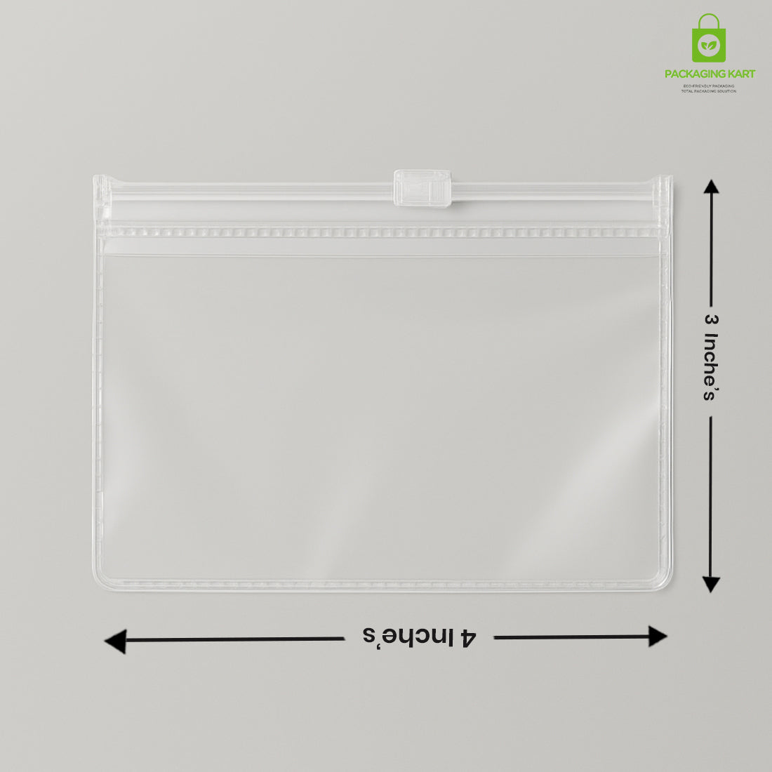 Matte Finish Jewellery Zip Pouch for Rings, Earings, Necklace, Transparent