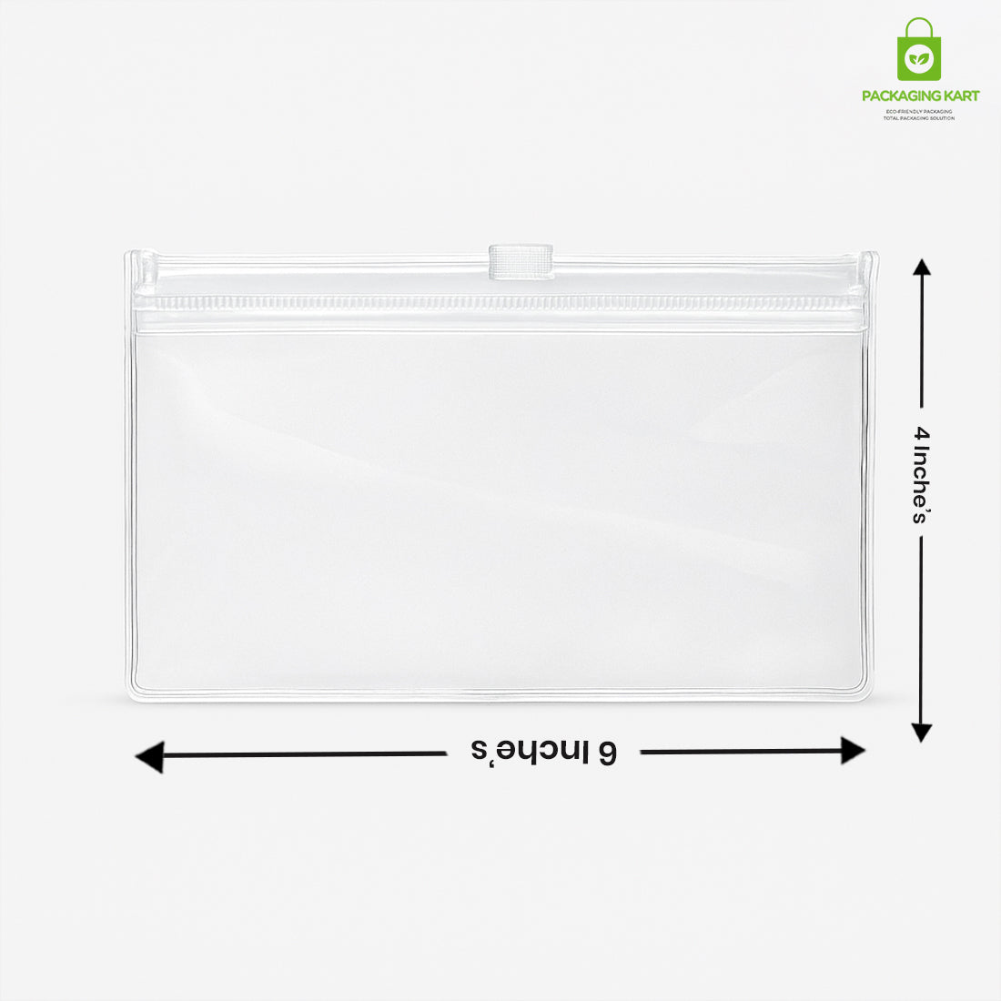 Matte Finish Jewellery Zip Pouch for Rings, Earings, Necklace, Transparent