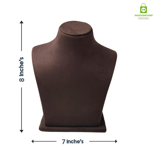 Luxury Brown Velvet Jewellery Set – Perfect for Wedding & Party