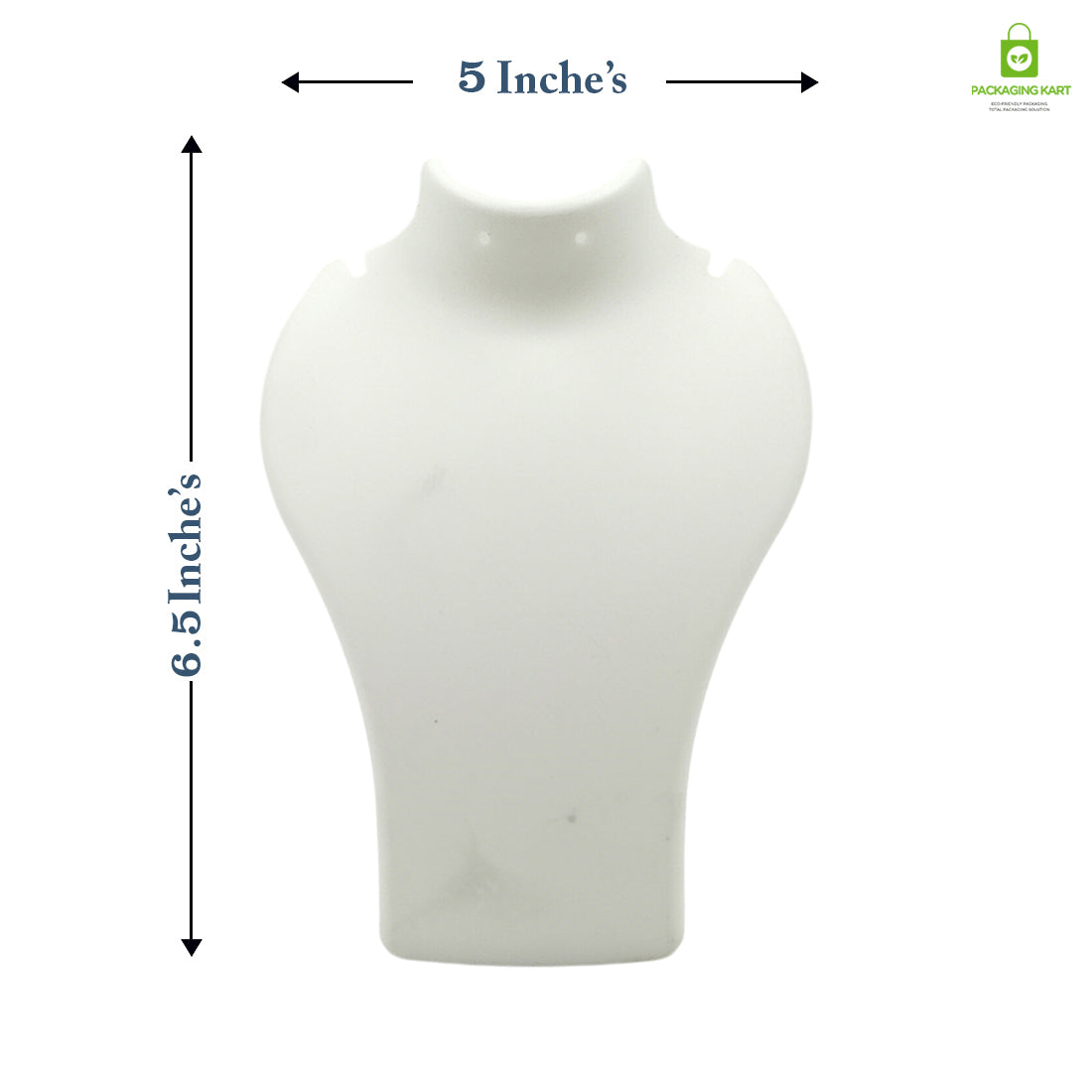 Black Plastic Fibre Jewellery Display Statue – Elegant Neck Stand