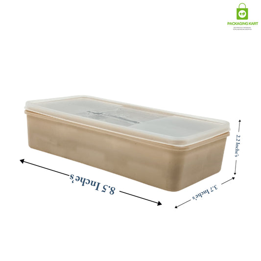 Stylish Blue Velvet Plastic Box for Mangalsutra & Chain Jewellery