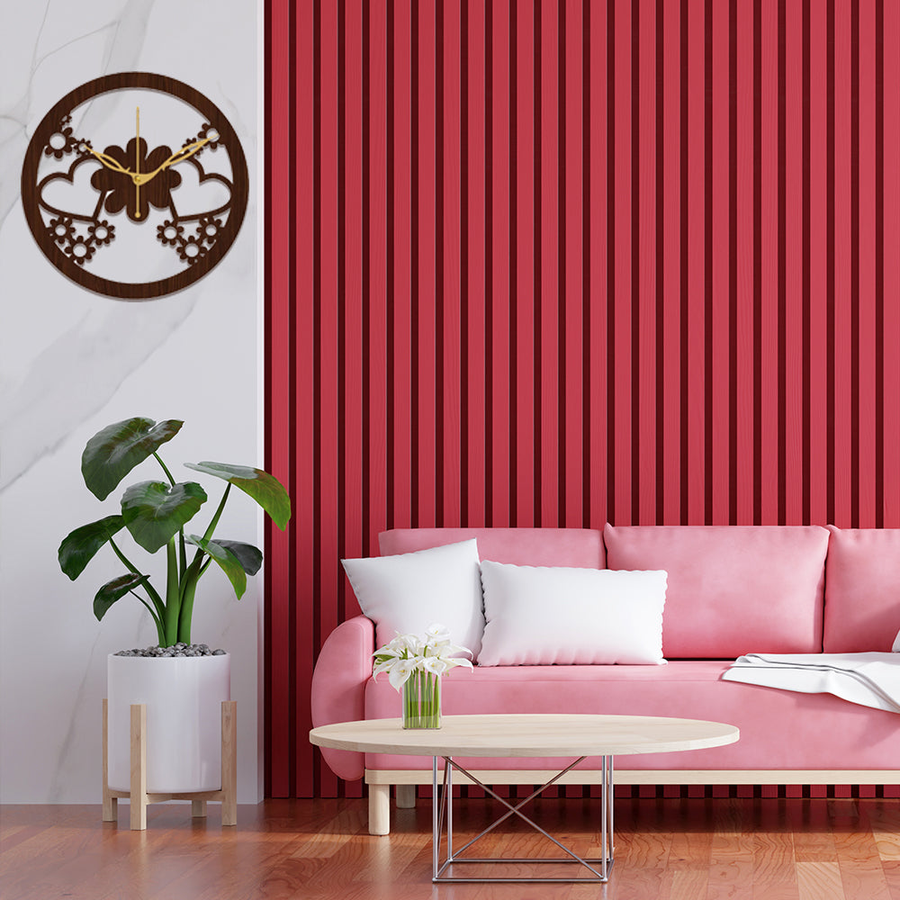 Elegant Decorative Wall Clock for Bedroom & Hall