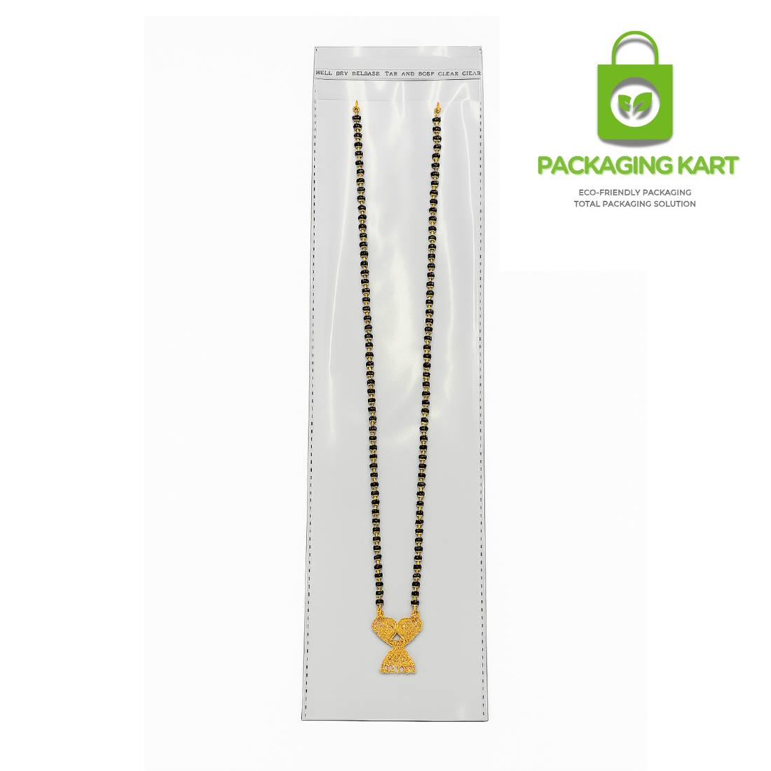 1.5X10 High-Quality 51 Micron BOPP Self-Seal Bags for Jewellery Packaging