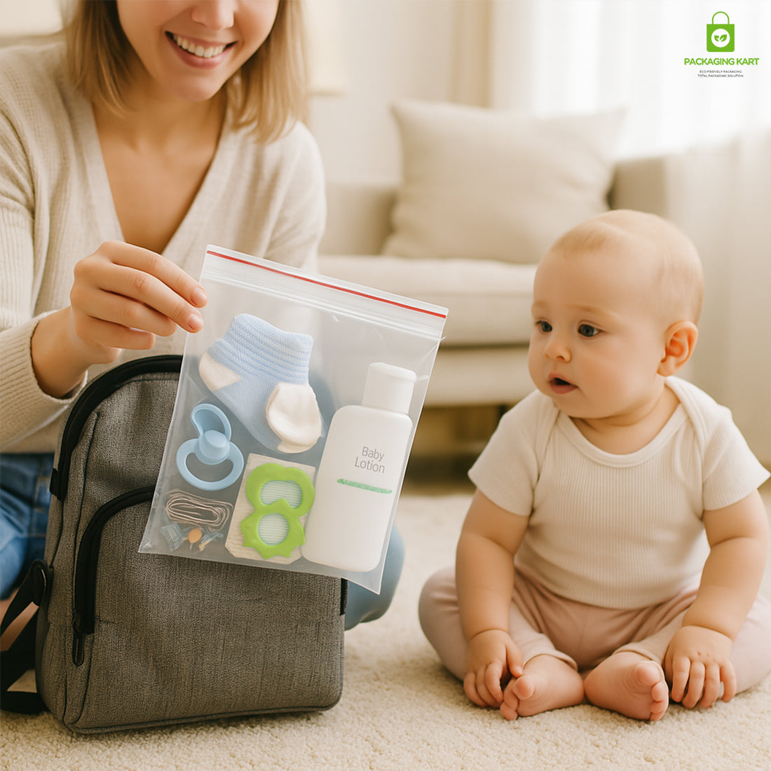 Transparent Zip Lock Bag for Food and Jewellery Packaging