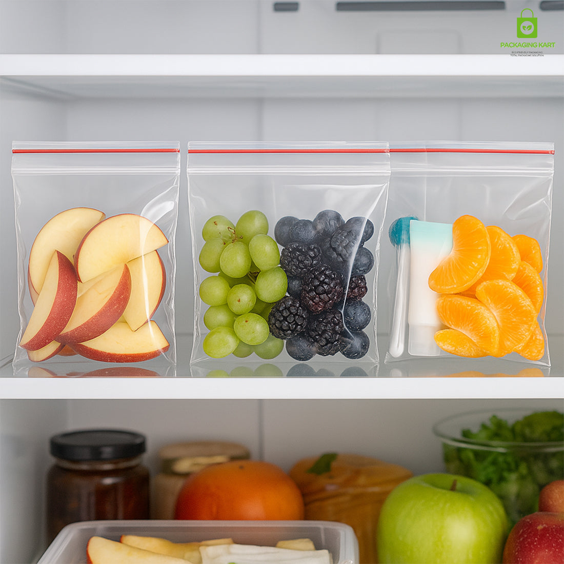 Transparent Zip Lock Bag for Food and Jewellery Packaging