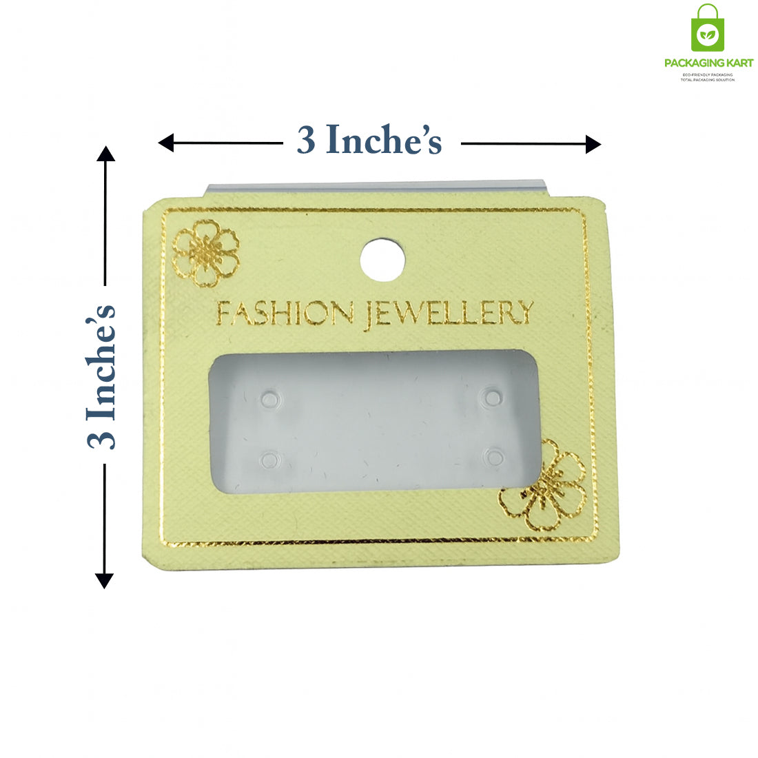 Glossy Yellow Earrings Display Card – Jewelry Organizer