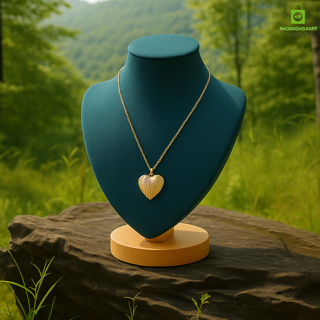 Elegant Green Velvet Jewellery Set for Women ā Premium Look