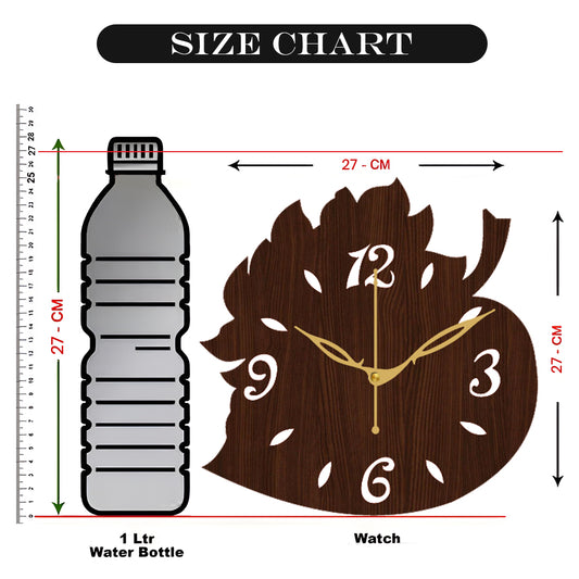 Artistic Wooden Wall Clock – Unique Geometric Pattern