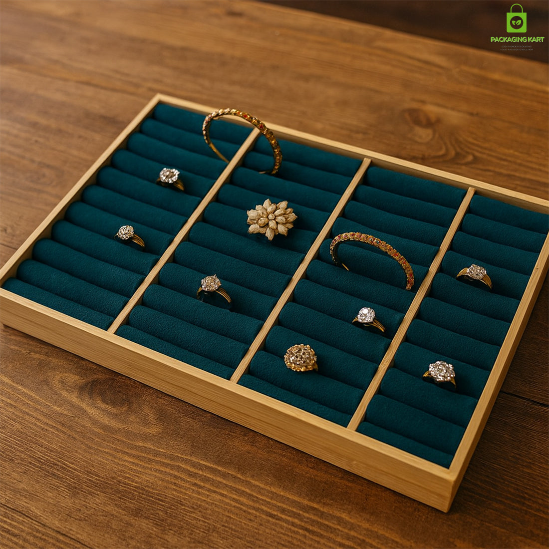 Elegant Green Bangles – Perfect for Jewellery Tray Display