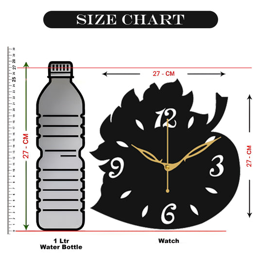 Wooden Analog Wall Clock for Home & Office Decor