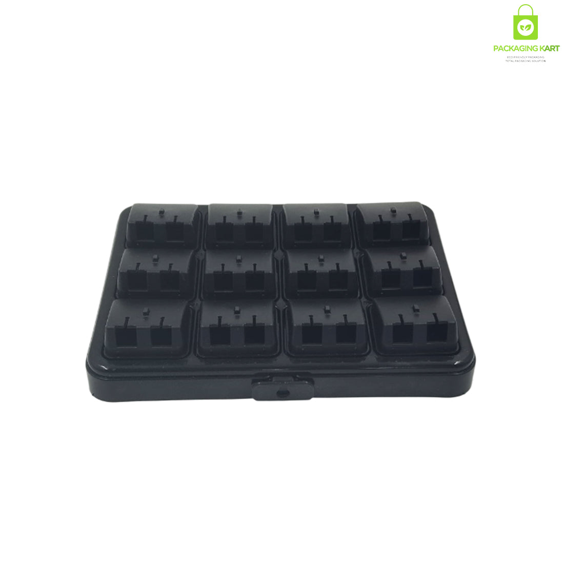 Multi-Compartment Plastic Jewellery Box for Earrings