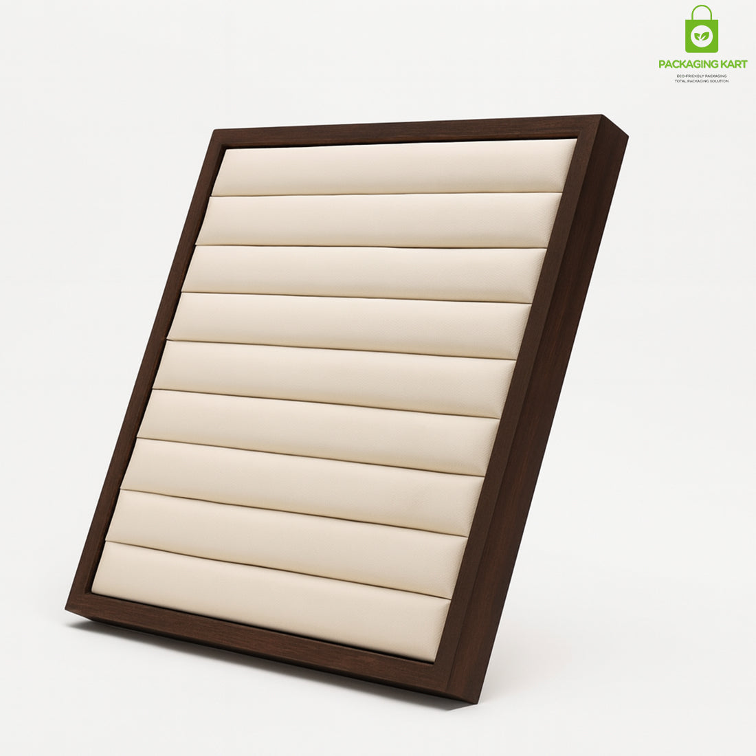 Cream Velvet Jewellery Tray for Earrings & Rings Display