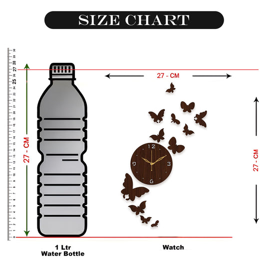 Minimalist Wooden Analog Wall Clock for Modern Homes