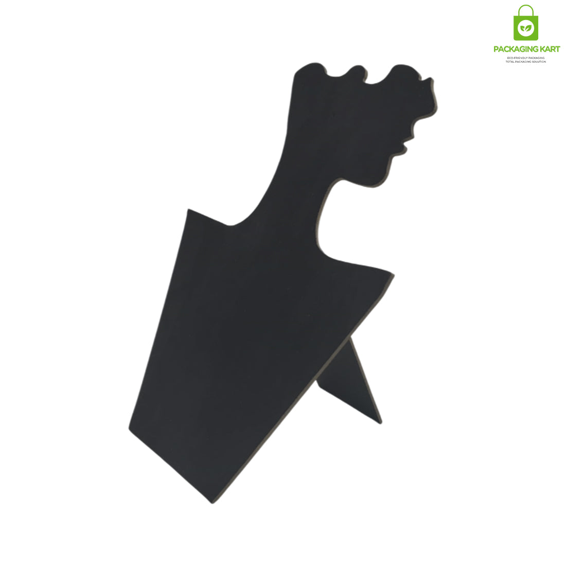 Black Velvet Jewellery Mannequin – Necklace & Mangalsutra Display Stand