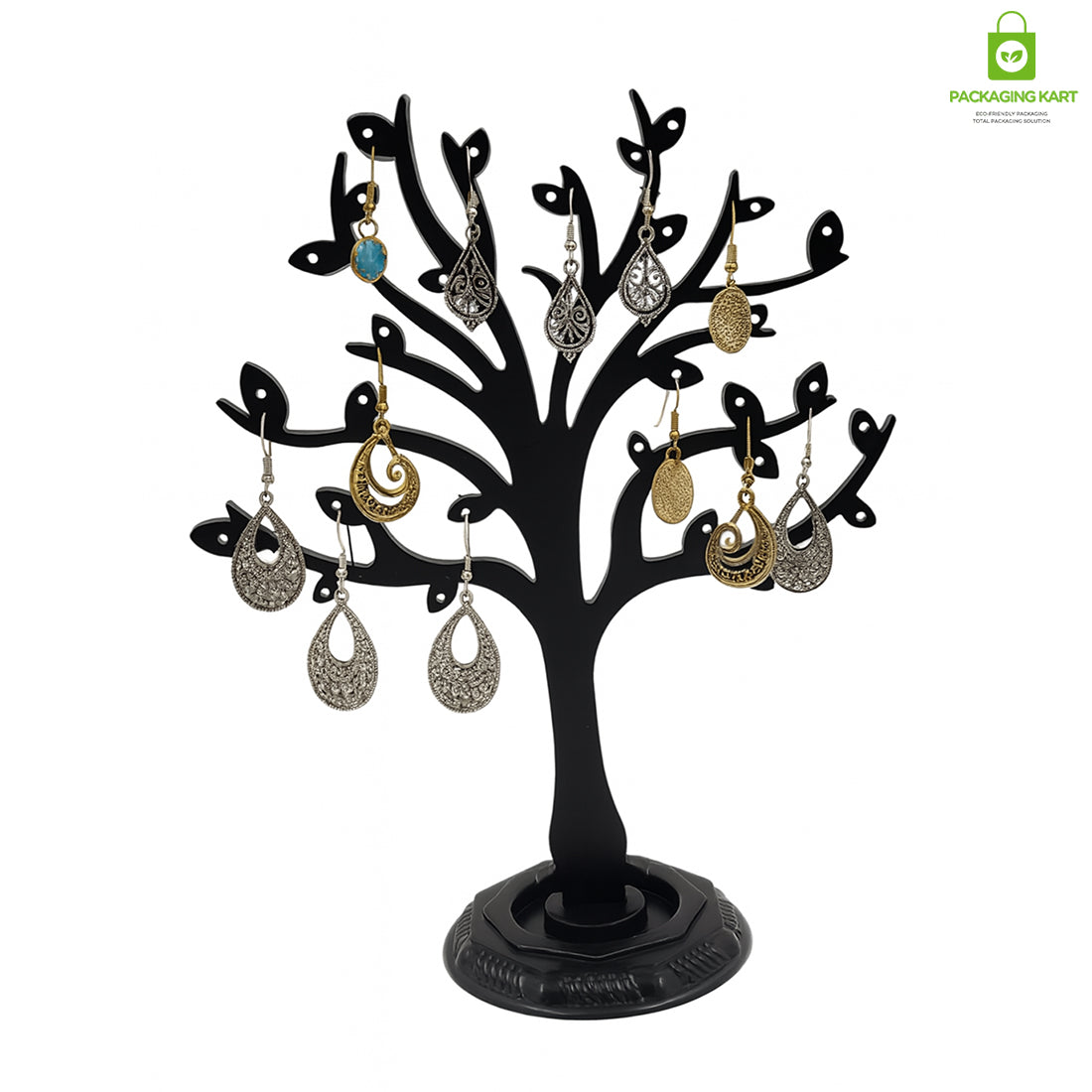 Tree Style Plastic Earring Display Stand for Shop