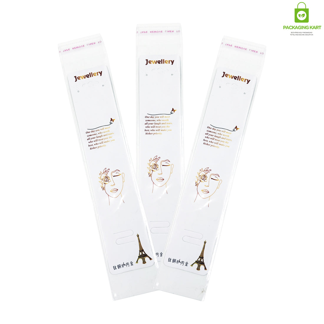Multi-Colour Jewellery & Necklace Display Cards for Packaging